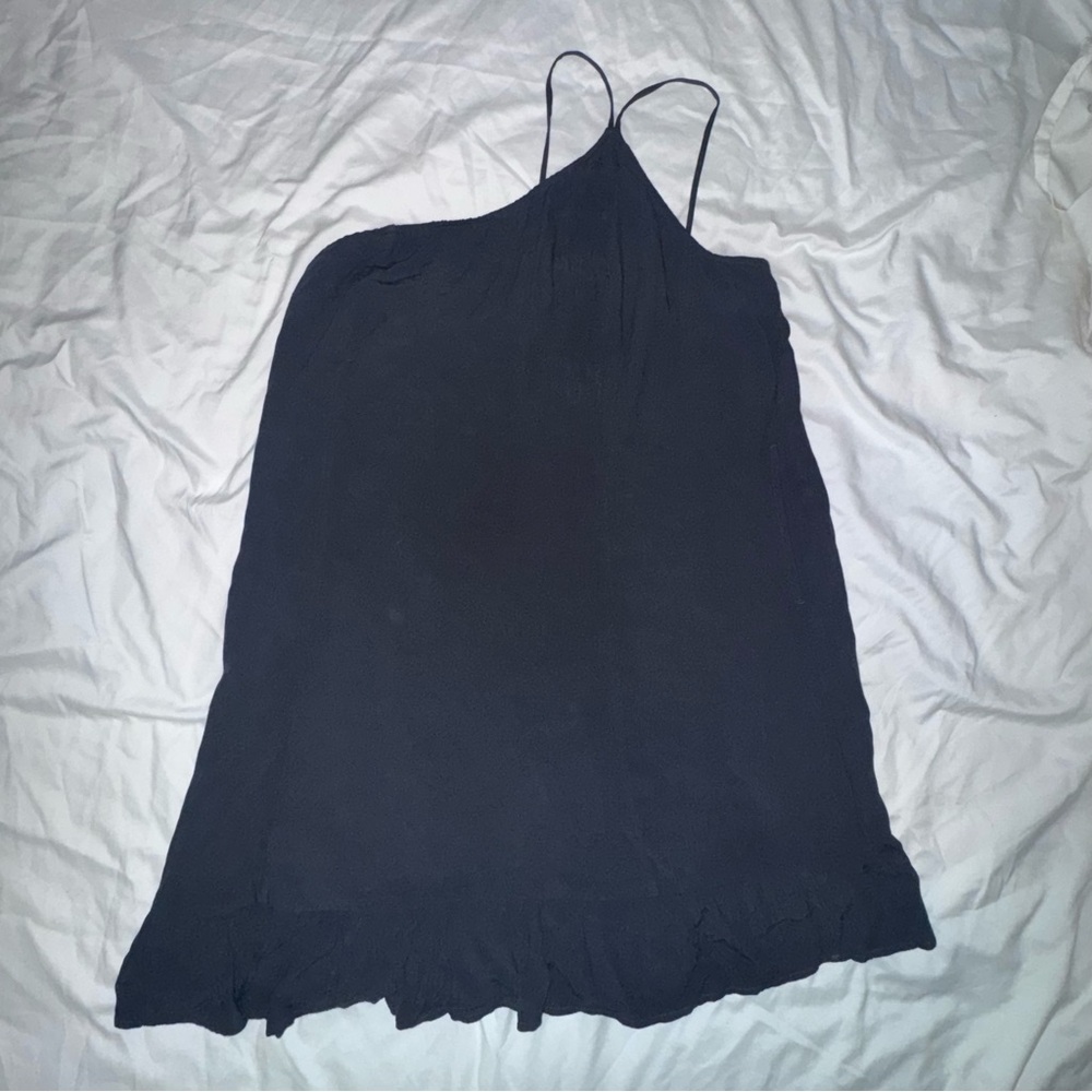 Elegant Dark Navy Women's Dress